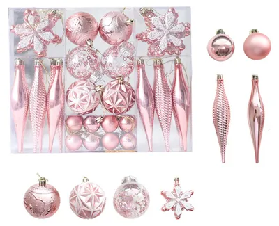 Produktbild von Weihnachtskugeln, bruchsichere Weihnachtskugel-Sets für Weihnachtsbaumschmuck, Feiertage, Zuhause, Partydekorationen, Baumschmuck