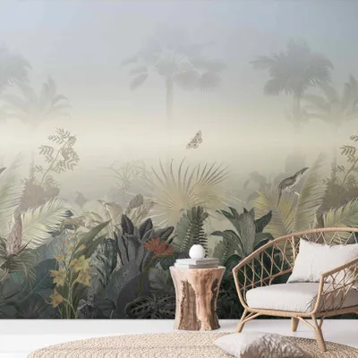 Zdjęcie produktu dla A.S. Creation Livingwalls Tapeta The Wall II 392701 Jedna rolka Jeden motyw 2,80 x 2,65 m Palmy Kolorowy