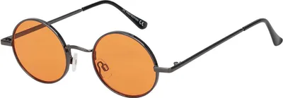 Produktbild von Damen Sonnenbrille Rund Form Designer 80er Modern Urlaub Sommer Strand 30506 Orange