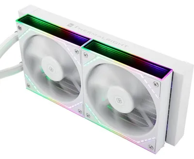 Immagine prodotto di Watercooling AIO - THERMALRIGHT - Frozen Infinity 240 - White - 2x120mm ARGB Fans - Intel and AMD Compatibility