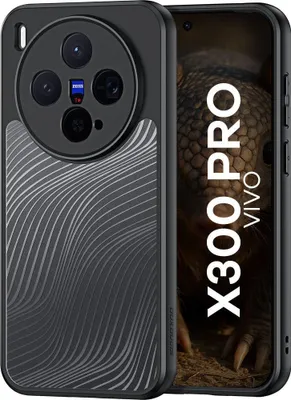 Produktbild von Handyhülle für Vivo X300 Pro, Dux Ducis Aimo, Transparent mit schwarzen Rahmen