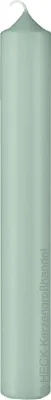 Produktbild von lange schlanke Altarkerzen 10% BW Anteil (Bienenwachs Kerzen) Seafoam Seemoos 200 x Ø 40 mm, 4 Stück, Kerzen mit Dornbohrung in RAL Kerzengüte Qualität