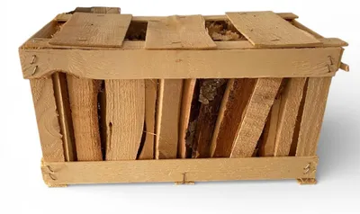 Zdjęcie produktu dla Drewniane pałeczki z topoli i jodły do rozpalania ognia w pudełku, długość 20 cm