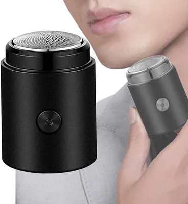 Productafbeelding van Mini-scheerapparaat, elektrisch scheerapparaat, draagbaar, voor heren, oplaadbaar, USB