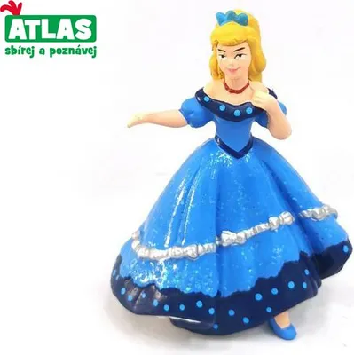 Obrázok produktu pre C - Figúrka princeznej v modrých šatách 9 cm
