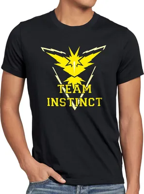 Produktbild von BaumwolleCloud Team Instinct Herren T-Shirt Gelb Instinkt
