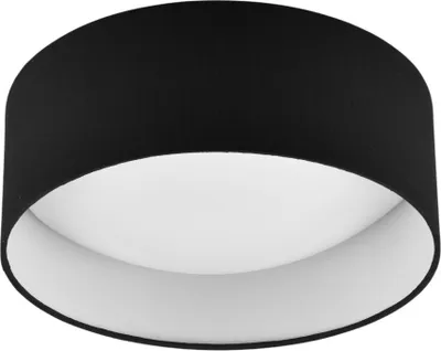 Immagine prodotto di Plafond paralume 30 cm LED 12W nero rotondo LOCARNO RL