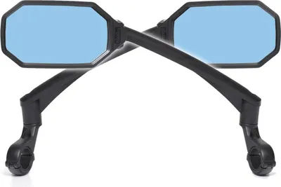 Image de Vélo guidon miroir haute définition Blue Convex verre pour scooter E-Bike scooter