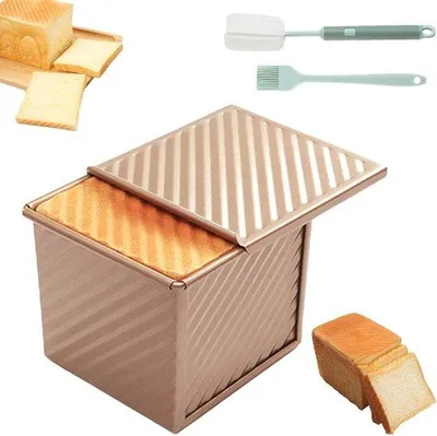Zdjęcie produktu dla Prasa przeciwpierszcząca, z Lid. Idealna dla tostu i ciasta, 14 x 12,2 x 11,2 cm