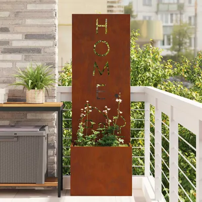 Immagine prodotto di Maison Exclusive - Pannello divisorio per giardino, effetto ruggine, 50 x 32 x 150 cm
