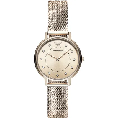 Zdjęcie produktu dla Zegarek damski EMPORIO ARMANI AR11129 różowe złoto fashion