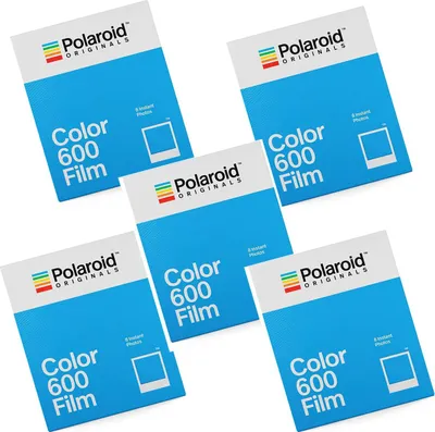 Produktbild von 5 x Polaroid Color 600 Sofortbildfilm ( 5 x 8 Aufnahmen ) 530 g
