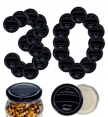 Produktbild von Wamar-Sosenka Glasdeckel 66mm Twist-Off mit Muster 30 Stück