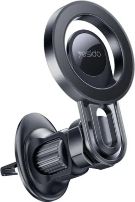 Image de Support de téléphone Yesido MagSafe pour grille d'aération de voiture - Noir