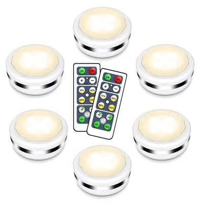Zdjęcie produktu dla Zestaw 6 lamp LED do szaf z pilotem