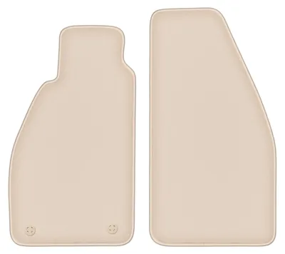 Produktbild von DURBAN Beige Velours-Fußmatten vorne für Alfa Romeo Spider Coupé, Cabrio (1995-2005)