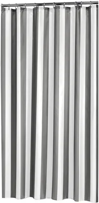 Produktbild von Linje Textilduschvorhang, B x H: 180 x 200 cm, grau