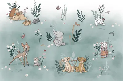 Zdjęcie produktu dla Disney fototapeta Przed Rozkwitem zielonym - 610796 - 400 x 280 cm