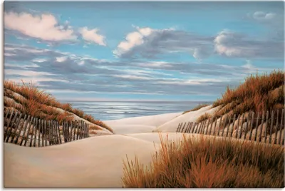 Produktbild von ARTland Leinwandbild An die Küste II Größe: 60x40 cm
