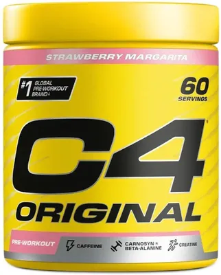 Zdjęcie produktu dla Cellucor C4 Original 390-414 g margarita truskawkowa / Stymulanty przedtreningowe / Doskonała przedtreningówka o ulepszonym składzie