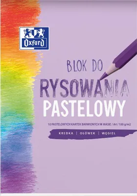 Produktbild von Oxford Pastell-Zeichenblock A4 10 Blatt