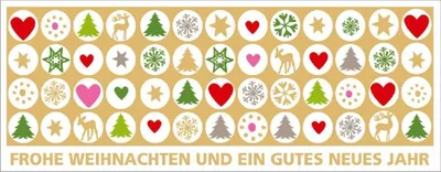 Produktbild von Artebene Weihnachtskarte mit Folienprägung