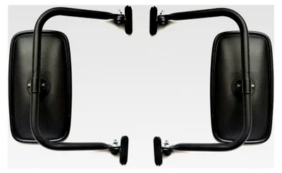 Produktbild von 2 Stück Außenspiegel Rückspiegel 285x158mm ø18 mm mit Spiegelarm und Halterung für Traktor und LKW