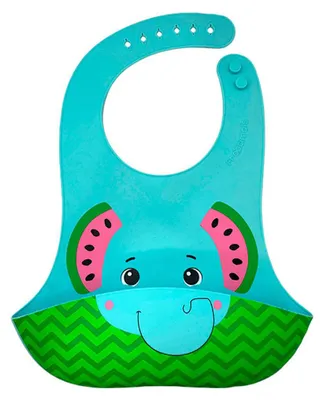 Produktbild von Frootimals Melany Melephant Silikon Lätzchen Mehrfarbig Mehrfarbig One Size