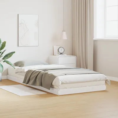 Produktbild von Bodenbett 100x220 cm Massivholz Kiefer, Klassische Betten DesignMöbel Neu