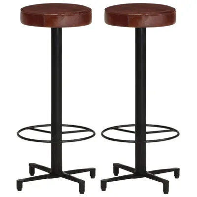 Produktbild von Möbel Barhocker 2 Stk. 76 cm Echtleder - Barhocker 321967