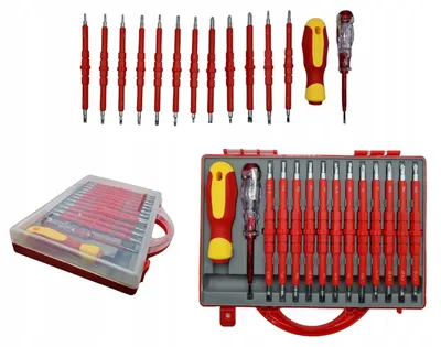Produktbild von Isolierte Torx-Schlitzschraubendreher, 25er-Set