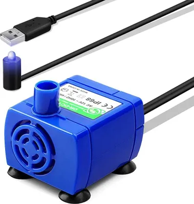 Produktbild von Haustierbrunnenpumpe, Katzenbrunnenpumpe, Ersatzmotor für Katzenwasser, Haustierbrunnen, Wasserspender für Katzen und Hunde.