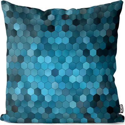 Produktbild von VOID Hexagon Muster Kissenbezug Kissenhülle Sofakissen Kissen Deko Outdoor-Kissen Dekokissen