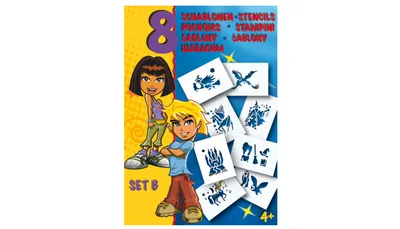 Produktbild von Amewi BloPens Schablonen Set B Fantasy