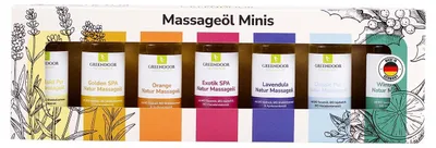 Produktbild von GREENDOOR Massageöl Sortiment als Minis