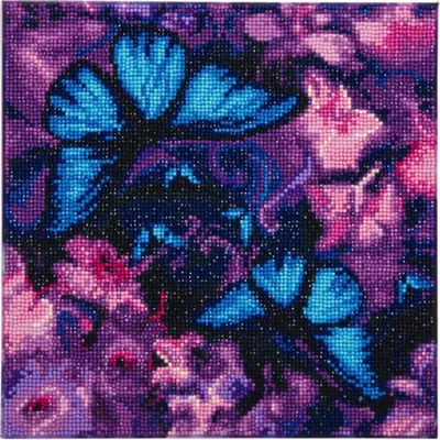 Produktbild von Crystal Art Schmetterlinge 30x30 cm