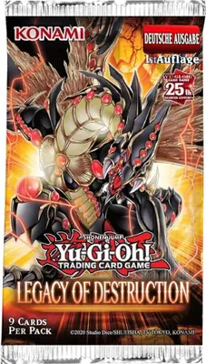 Produktbild von Yu-Gi-Oh! Legacy of Destruction - 1 Booster - Deutsch