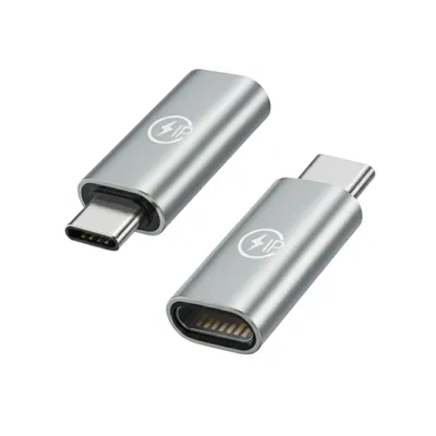 Produktbild von Lightning auf USB-C Adapter – Lightning zu USB-C Konverter – Schnelles Laden für iPhone, iPad, iPod und AirPods – Nicht für OTG/Audio