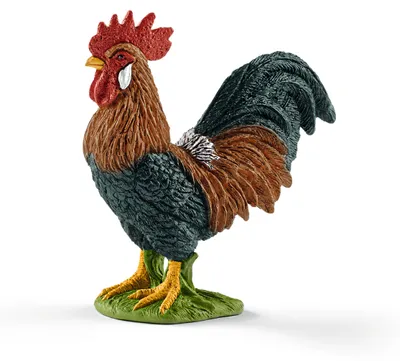 Produktbild von SCHLEICH 13825 Hahn, ab 3 Jahren, Farm World - Spielfigur, 3 x 6 x 6 cm