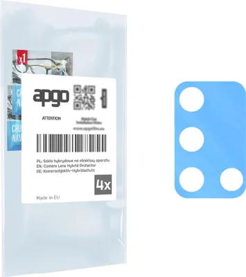 Produktbild von apgo 4 Stück Linsenschutz Kamera Schutzglas für Oppo A74 Kameraschutz, 9H Kameraobjektiv Camera Lens Protector