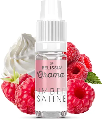 Produktbild von Belissia Lebensmittelaroma Himbeer-Sahne - 10ml Hochdosiertes Aroma - Kalorienfrei, Vegan - Für Speisen, Getränke, Shake, Quark, Nebelmaschine uvm.