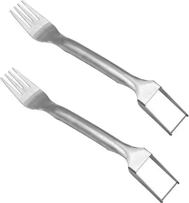 Image de Coupe-pastèque RVS pour les fêtes à la maison et le camping.