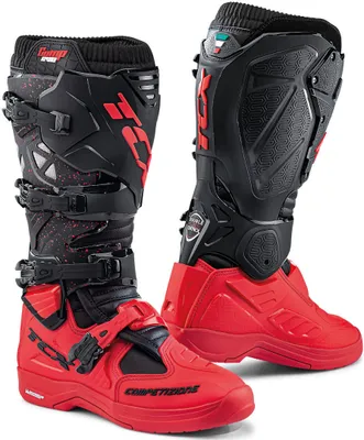 Produktbild von TCX Comp Evo 2 Michelin Motocross Stiefel, schwarz/rot, 47