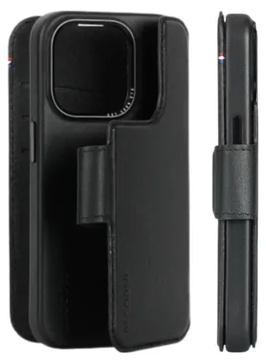 Produktbild von Decoded Leather Detachable Wallet iPhone 15 Pro Max Black
