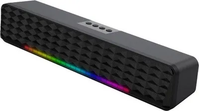Immagine prodotto di Altoparlanti Bluetooth 5.0, subwoofer, soundbar e altoparlanti per PC, per computer, smartphone e TV, con effetti luminosi RGB dinamici ed effetti audio professionali a doppia modalità