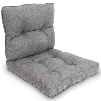 Produktbild von Beautissu Outdoor Loungekissen Beauflair, 70x40cm, 70x70cm, Hellgrau