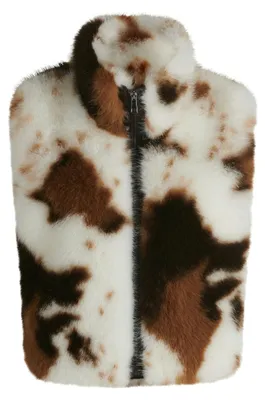 Produktbild von Amber & June Weste PlUEsch 7875 Beige/Brown 36