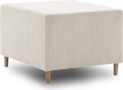 Produktbild von Puff Hocker Wohnzimmer Fußhocker Für Sessel FIREZE Sitzhocker, Beige