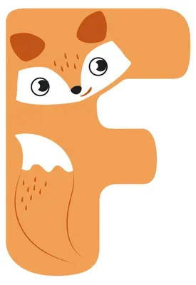 Produktbild von Small Foot – Holztiere Kinderbuchstaben – F