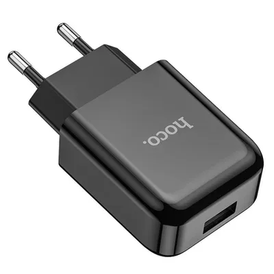 Obrázek produktu pro Síťová nabíječka HOCO USB 2,1A N2 Vigour černá